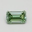 0.76 Ct. Fancy Intense Green Emerald Lab Grown Diamond