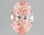 1.26 Ct. Fancy Intense Pink Oval Lab Grown Diamond