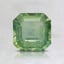 6.1mm Unheated Green Asscher Montana Sapphire
