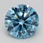 1.93 Ct. Fancy Vivid Blue Round Lab Grown Diamond
