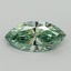 1.64 Ct. Fancy Vivid Green Marquise Lab Grown Diamond