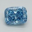 2.08 Ct. Fancy Vivid Blue Cushion Lab Grown Diamond