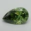 5.03 Ct. Fancy Vivid Green Pear Lab Grown Diamond