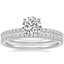 18K White Gold Ballad Diamond Bridal Set (1/3 ct. tw.)