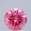1.53 Ct. Fancy Vivid Pink Round Lab Grown Diamond