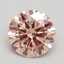 2.51 Ct. Fancy Intense Pink Round Lab Grown Diamond
