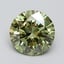 2.06 Ct. Fancy Vivid Green Round Lab Grown Diamond