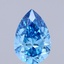 2.21 Ct. Fancy Vivid Blue Pear Lab Grown Diamond