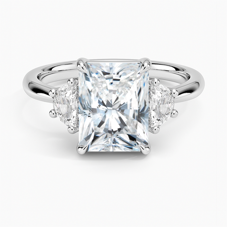 Half Moon Three Stone Diamond Ring (1/4 ct. tw.)