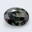 6.42 Ct. Fancy Deep Green Oval Lab Grown Diamond