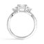 Twisting Three Stone Diamond Ring, smallview