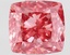 1.51 Ct. Fancy Vivid Pink Cushion Lab Grown Diamond