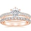 14KR Moissanite Luxe Sienna Diamond Bridal Set (1 1/8 ct. tw.), smalltop view