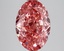 2.69 Ct. Fancy Vivid Pink Oval Lab Grown Diamond