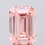 2.53 Ct. Fancy Vivid Pink Emerald Lab Grown Diamond