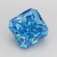4.94 Ct. Fancy Vivid Blue Radiant Lab Grown Diamond