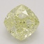 1.01 Ct. Fancy Yellow Cushion Diamond