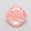 3.45 Ct. Fancy Intense Pink Cushion Lab Grown Diamond