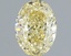 1.52 Ct. Fancy Light Yellow Oval Lab Grown Diamond