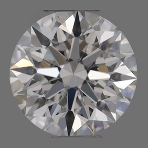 Round diamond — real photo