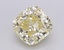 2.76 Ct. Fancy Yellow Cushion Lab Grown Diamond