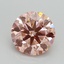 2.00 Ct. Fancy Intense Pink Round Lab Grown Diamond