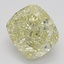 3.05 Ct. Fancy Light Brownish Yellow Cushion Diamond