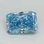 2.52 Ct. Fancy Vivid Blue Radiant Lab Grown Diamond