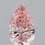 0.73 Ct. Fancy Intense Pink Pear Lab Grown Diamond