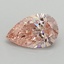 1.70 Ct. Fancy Vivid Pink Pear Lab Grown Diamond