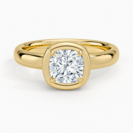 Andrea Bezel Prong Ring
