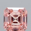 3.20 Ct. Fancy Intense Pink Asscher Lab Grown Diamond