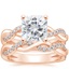14KR Moissanite Braided Vine Diamond Bridal Set (1/2 ct. tw.), smalltop view