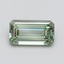 1.01 Ct. Fancy Intense Green Emerald Lab Grown Diamond