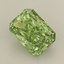 1.05 Ct. Fancy Vivid Green Radiant Lab Grown Diamond
