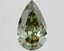 4.10 Ct. Fancy Intense Green Pear Lab Grown Diamond