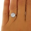 The Aileen Ring, smalltop view on a hand