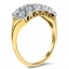 The Venezia Ring, smalltop view on a hand
