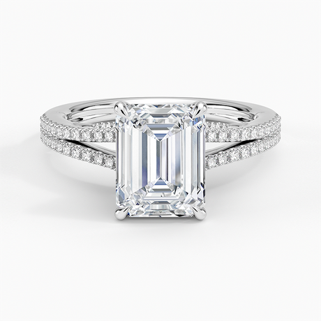 Split Shank Setting with Gallery Accents