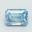 3.09 Ct. Fancy Intense Blue Emerald Lab Grown Diamond