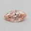 0.33 Ct. Fancy Intense Pink Marquise Lab Grown Diamond