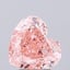 3.02 Ct. Fancy Vivid Pink Heart Lab Grown Diamond