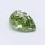 0.70 Ct. Fancy Vivid  Green Pear Lab Grown Diamond