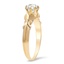 The Kathie Ring, smalltop view on a hand