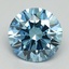 3.05 Ct. Fancy Vivid Blue Round Lab Grown Diamond