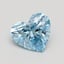 1.44 Ct. Fancy Intense Blue Heart Lab Grown Diamond