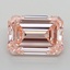 4.07 Ct. Fancy Intense  Pink Emerald Lab Grown Diamond