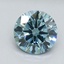1.03 Ct. Fancy Vivid Blue Round Lab Grown Diamond
