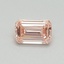 0.42 Ct. Fancy Intense Pink Emerald Lab Grown Diamond