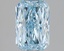 1.47 Ct. Fancy Vivid Blue Radiant Lab Grown Diamond